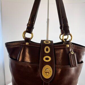 Coach Lily Legacy shoulder bag.  Style 13757 Interior and exterior very clean